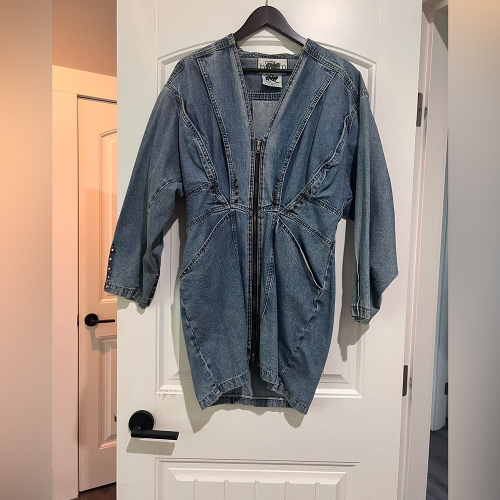 Vintage Parasuco Blue Denim Dress